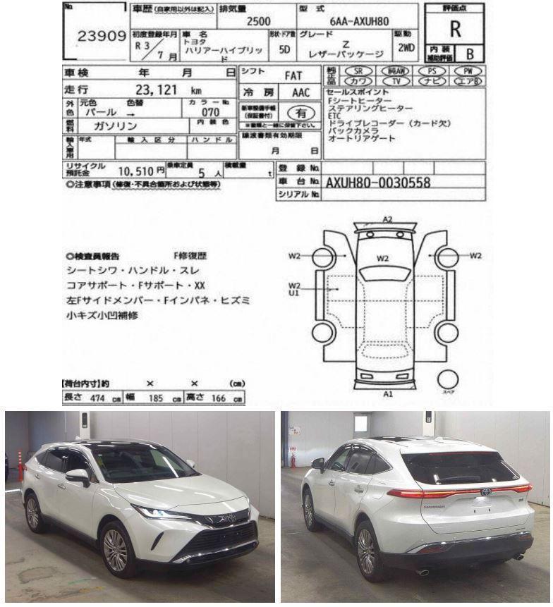 
								TOYOTA HARRIER HYBRID 2021 full									
